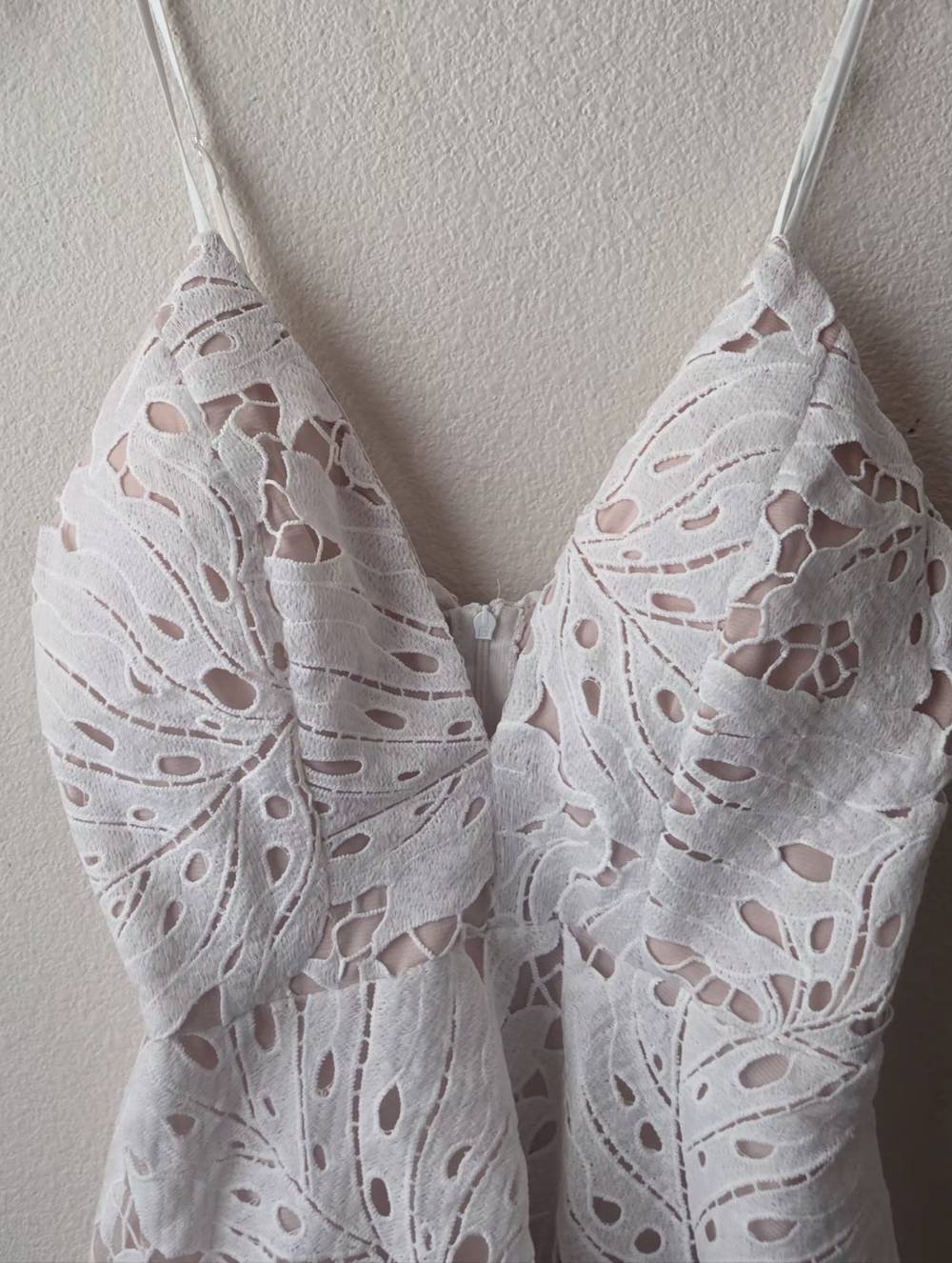 Simplee Apparel White Lace High-Low Sundress - Picture 2 of 8